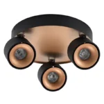 white down lights black led spotlight circle modern design