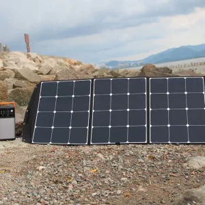 portable solar panels generator for backpacking