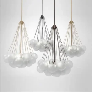 Modern Glass Bubble Chandelier Lighting Fixtures